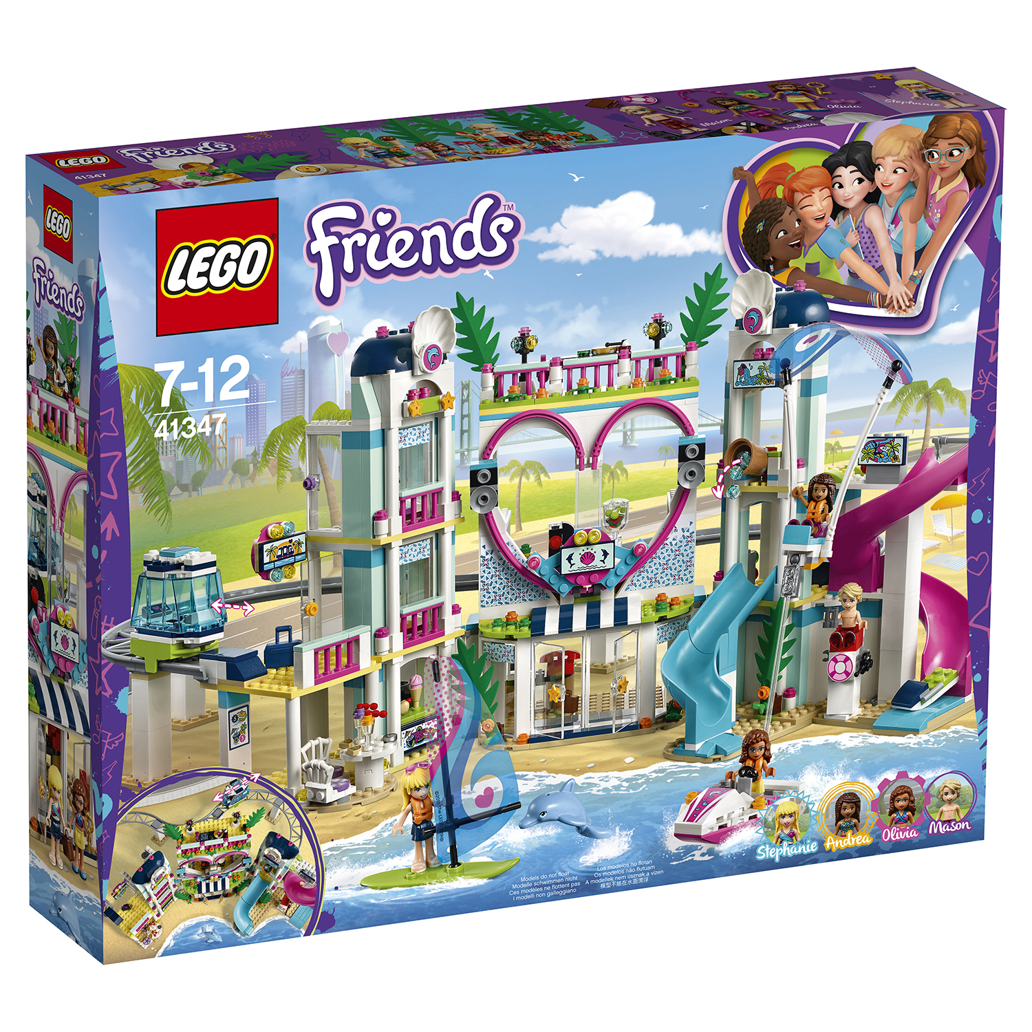 Конструктор LEGO Friends Курорт Хартлейк-Сити 41347 - фото 2