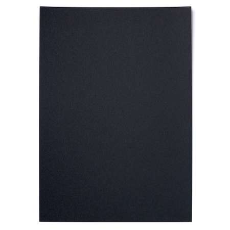 Бумага для пастели Малевичъ А4 в папке черная 270 г/м 7 листов