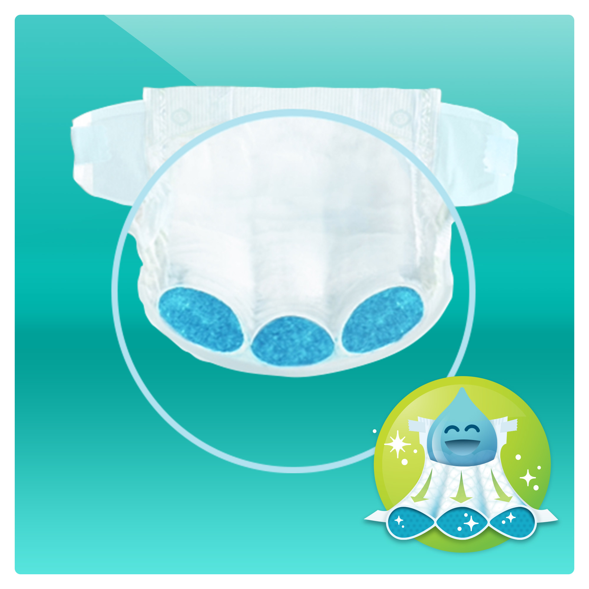 Подгузники Pampers New Baby-Dry Newborn 2-5кг 27шт - фото 3