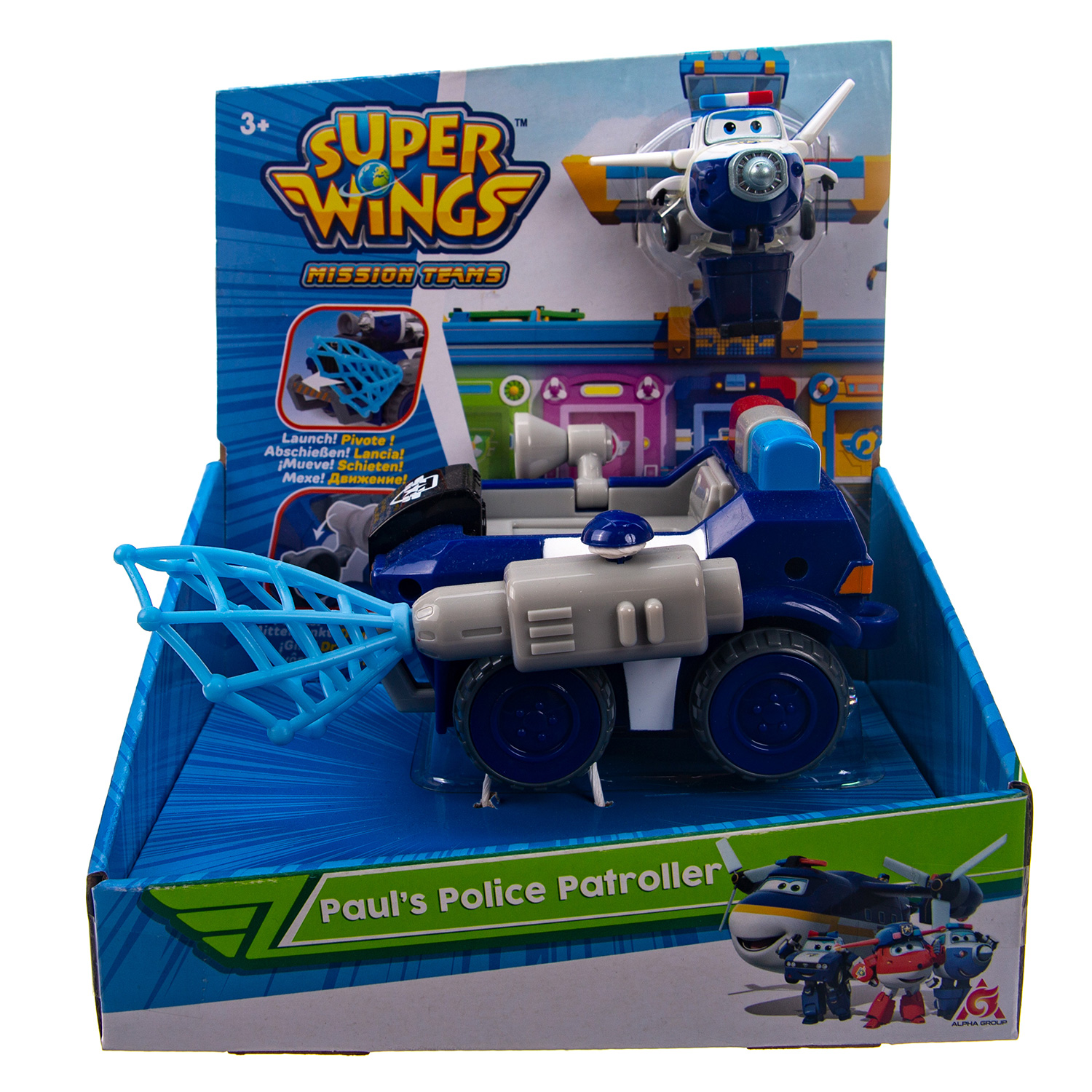 Машина Super Wings Пола полицейская с фигуркой EU730841 EU730841 - фото 2