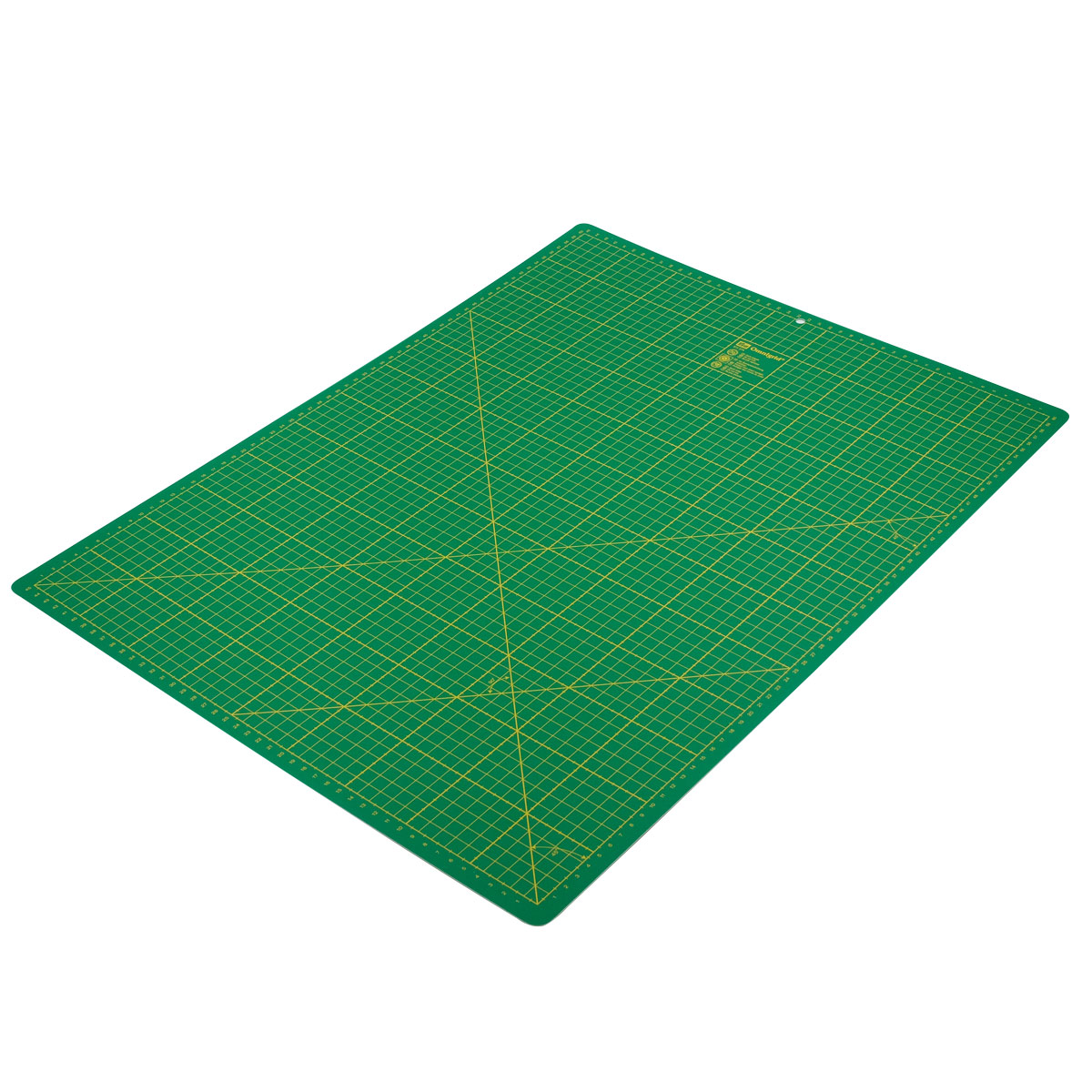 Коврик - подложка раскройный Prym для резки ткани бумаги самовосстанавливающийся с разметкой зеленый 60 см х 45 см 611374 - фото 3
