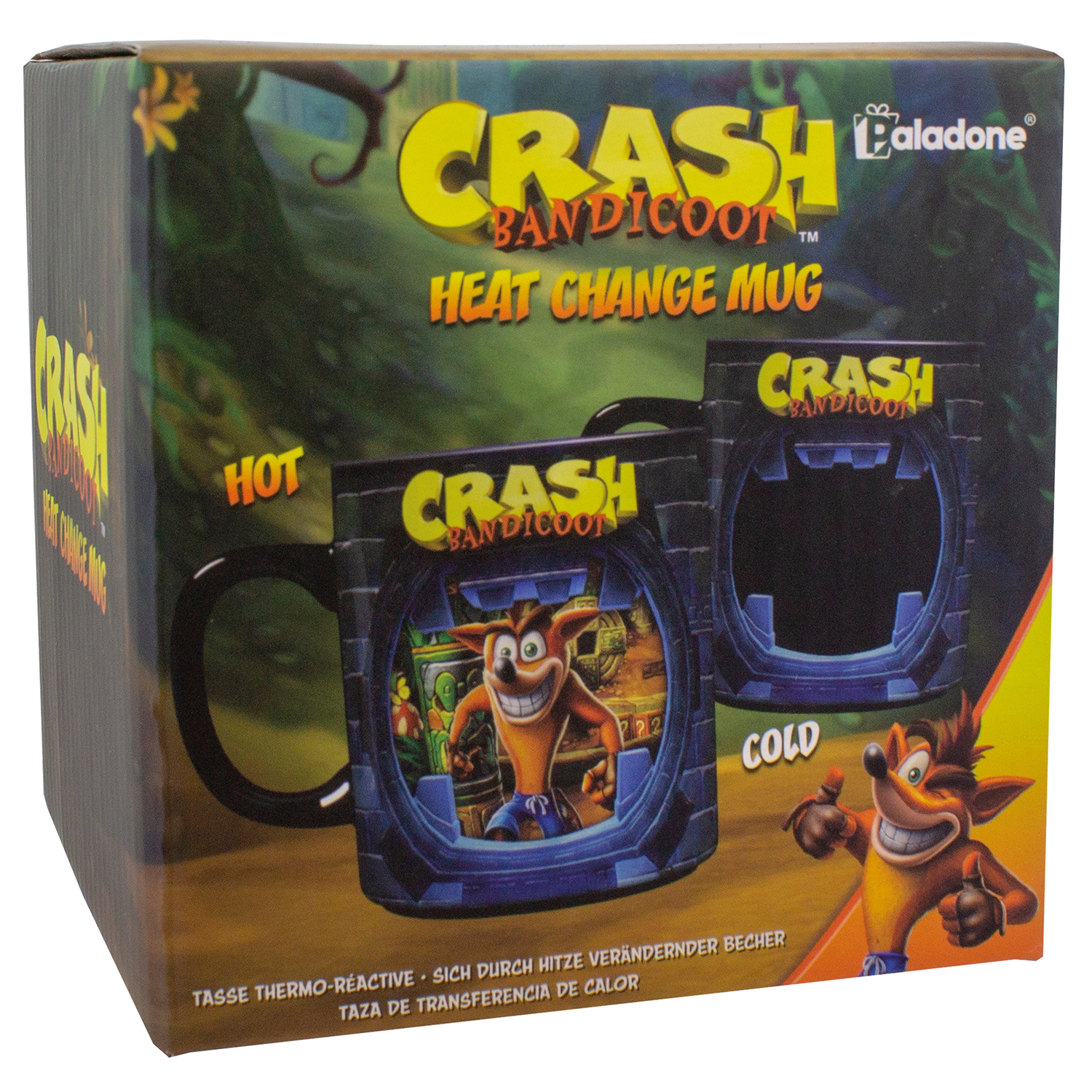 Кружка PALADONE Crash Bandicoot Heat Change Mug PP5123CR - фото 2