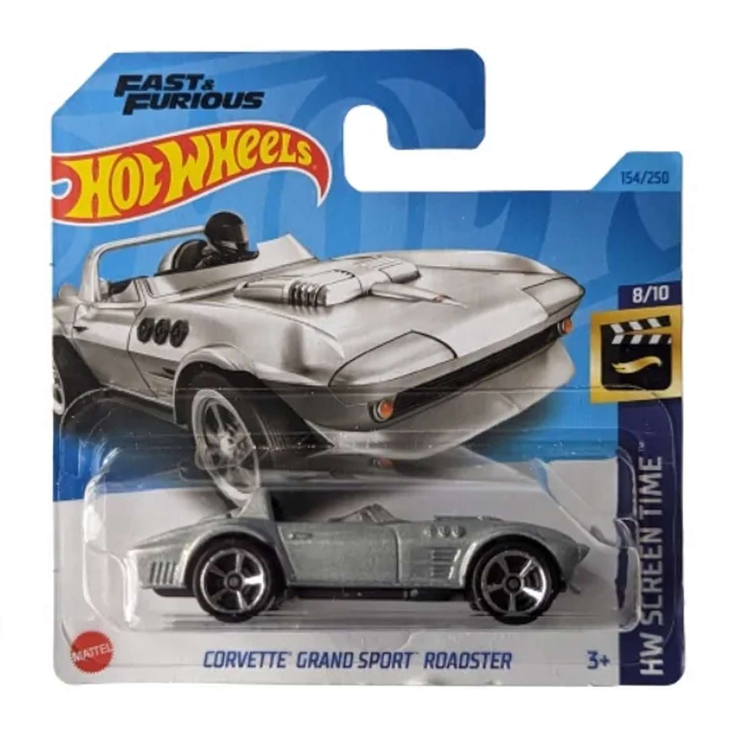 Игрушечная машинка Hot Wheels corvette grand sport roadster 5785-A154-HKH90 - фото 1