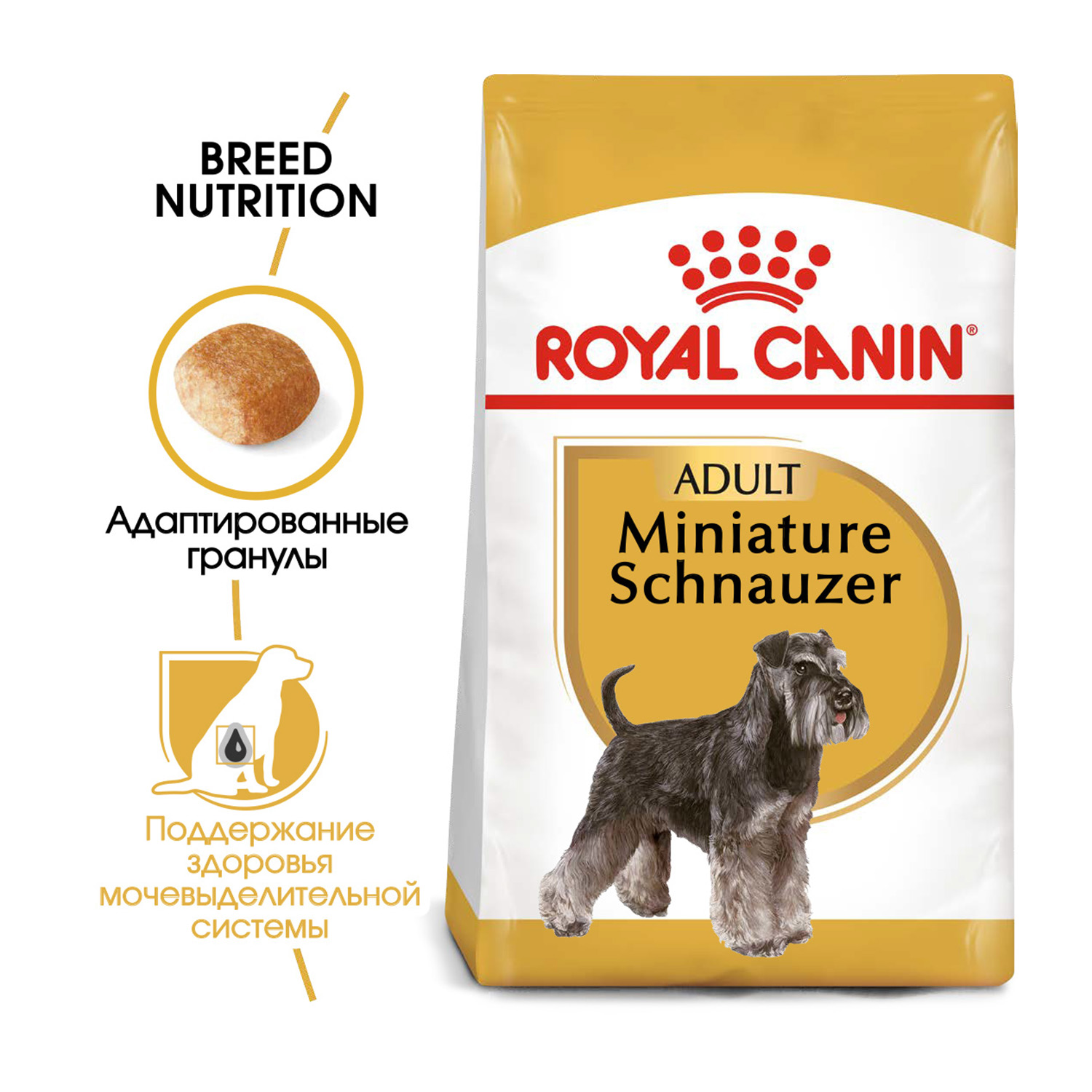 Корм для собак ROYAL CANIN породы миниатюрный шнауцер 7.5кг - фото 4