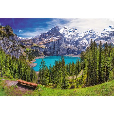 Пазл 1500 деталей TREFL Озеро Эшинен Альпы Швейцария