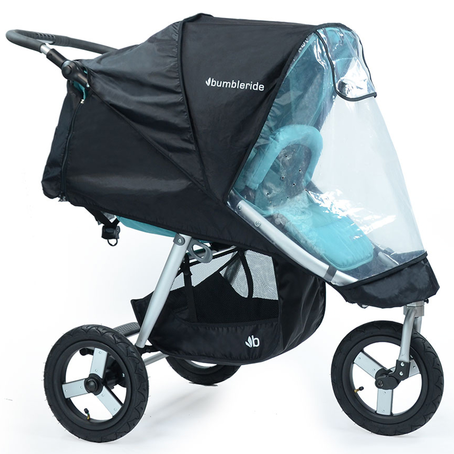 Дождевик Bumbleride Inde & Speed Rain Cover Прозрачный W-31 - фото 2