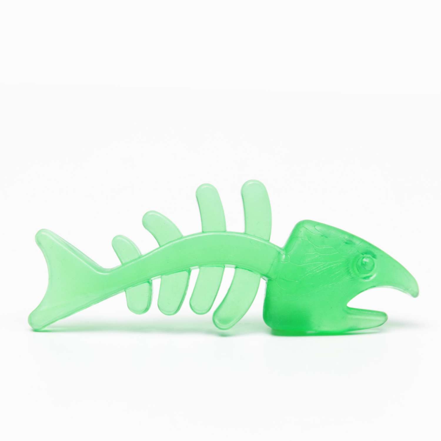 Игрушка Пижон жевательная «Планктон»прозрачная PP 12.5 см зелёная - фото 2