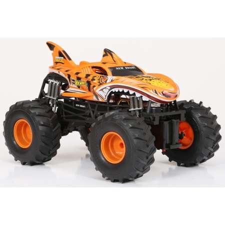 Машина Hot Wheels РУ 1:14 Tiger Shark Monster Truck Оранжевая 61460U