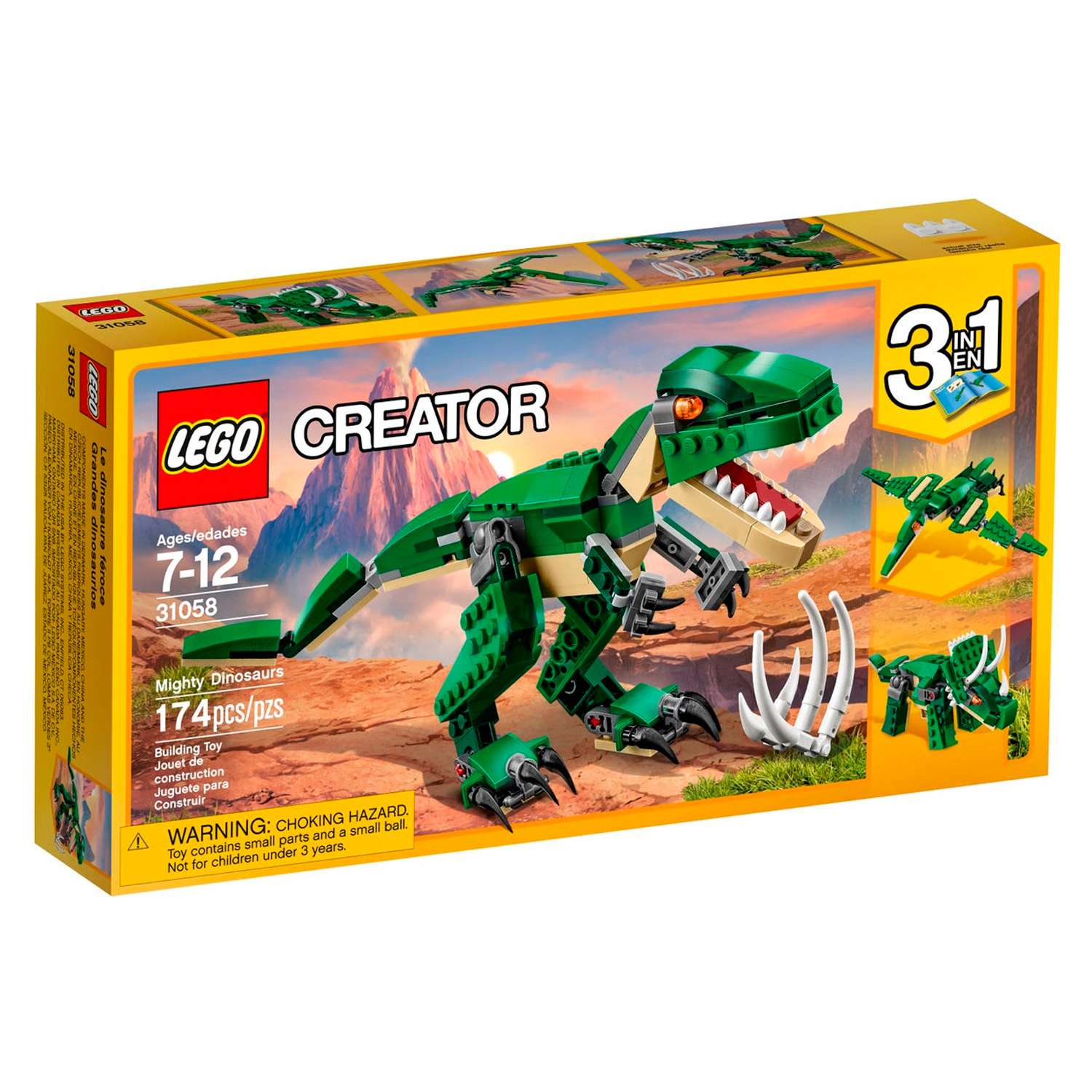 Конструктор детский LEGO Creator Грозный динозавр 31058 - фото 1