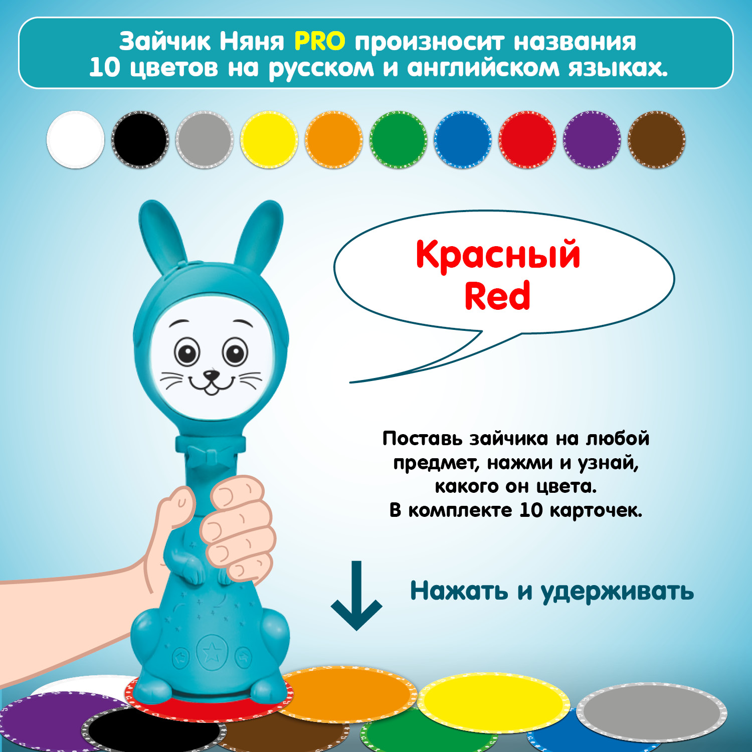 Интерактивная игрушка BertToys Зайчик Няня PRO 20 режимов - фото 12