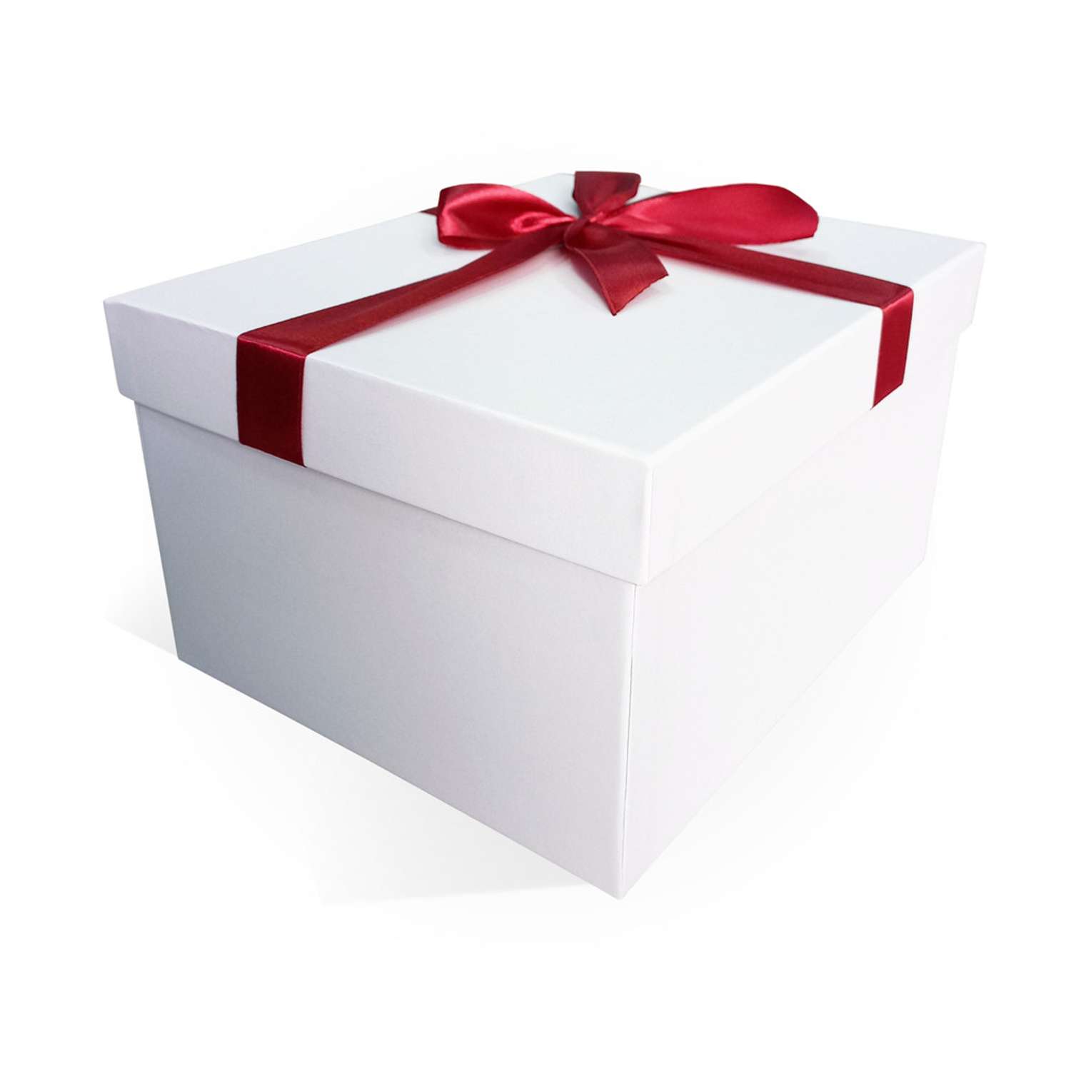 Коробка подарочная РутаУпак Ванильный бордовый - фото 1