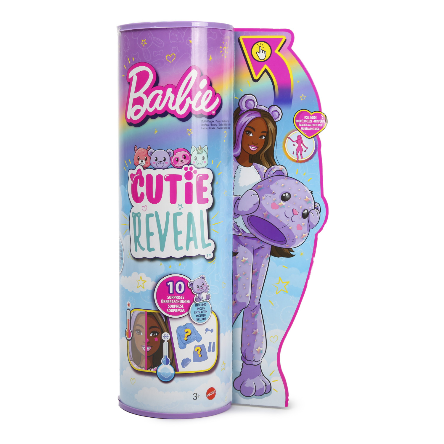 Кукла модельная Barbie Cutie Reveal Медвежонок HJL57 - фото 2