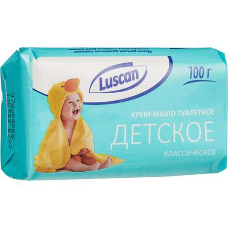 Мыло туалетное Luscan детское крем 100 г 5 штук