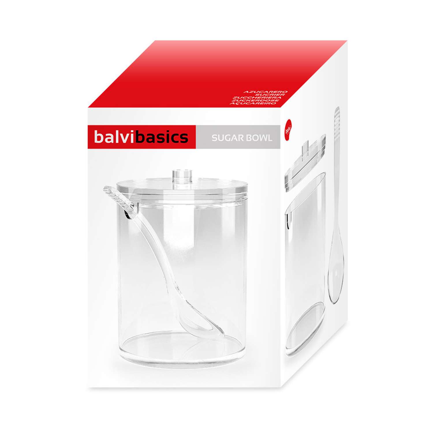 Сахарница Balvi Basics с ложкой 250гр - фото 3