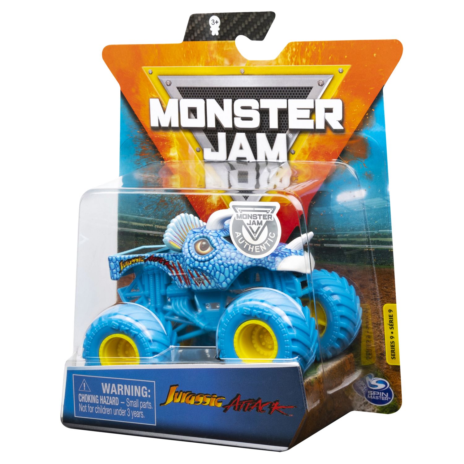 Машинка Monster Jam 1:64 JurrassicAttack 6044941/20120662 6044941 - фото 3