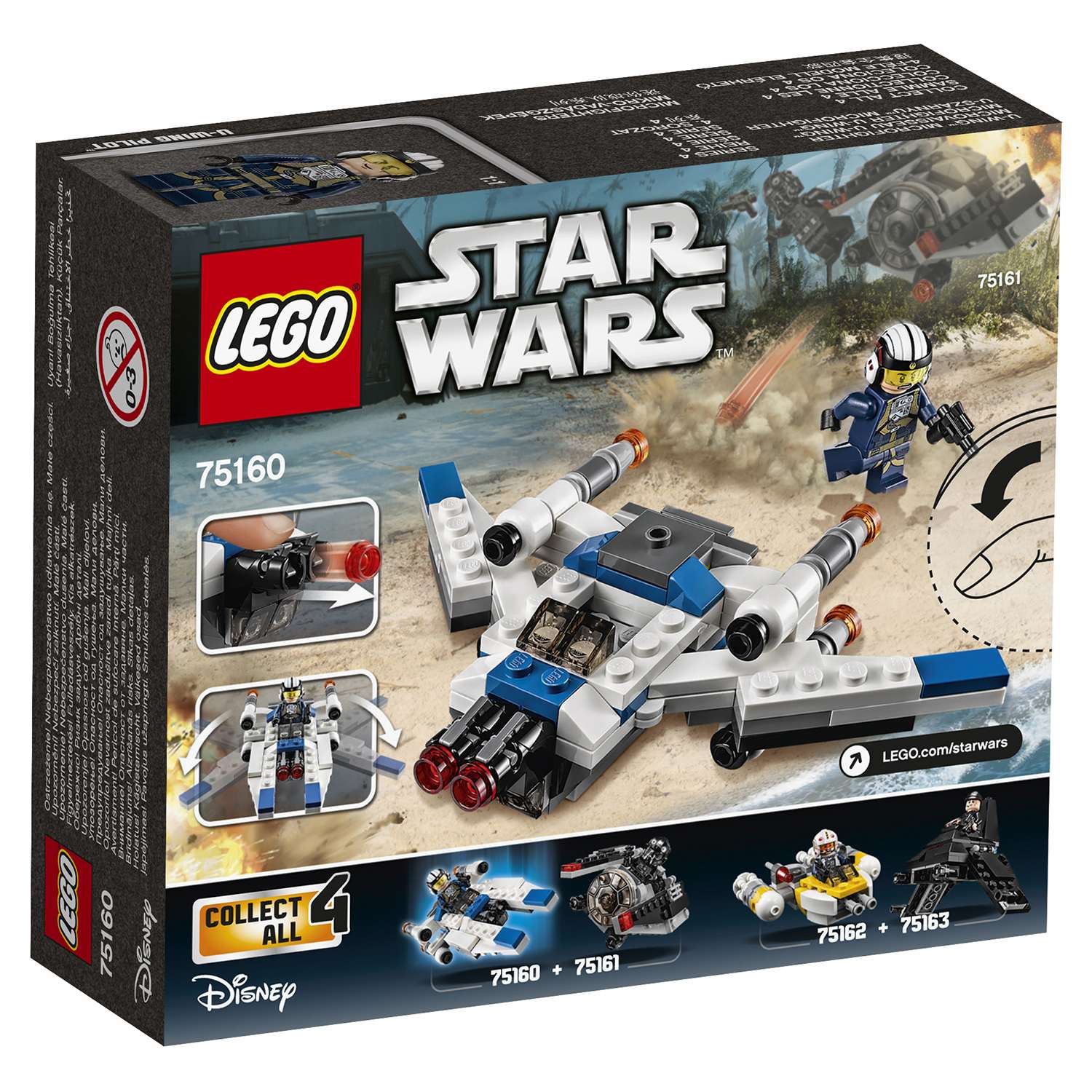 Конструктор LEGO Star Wars TM Микроистребитель типа U (75160) - фото 3