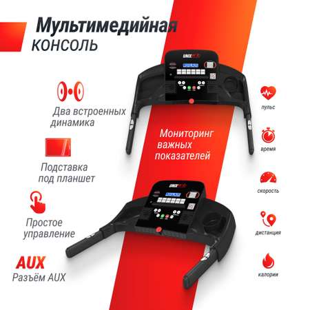 Беговая дорожка UNIX Fit ST-550LE до 120 кг 0.8 - 12 км/ч угол наклона 0-15 %