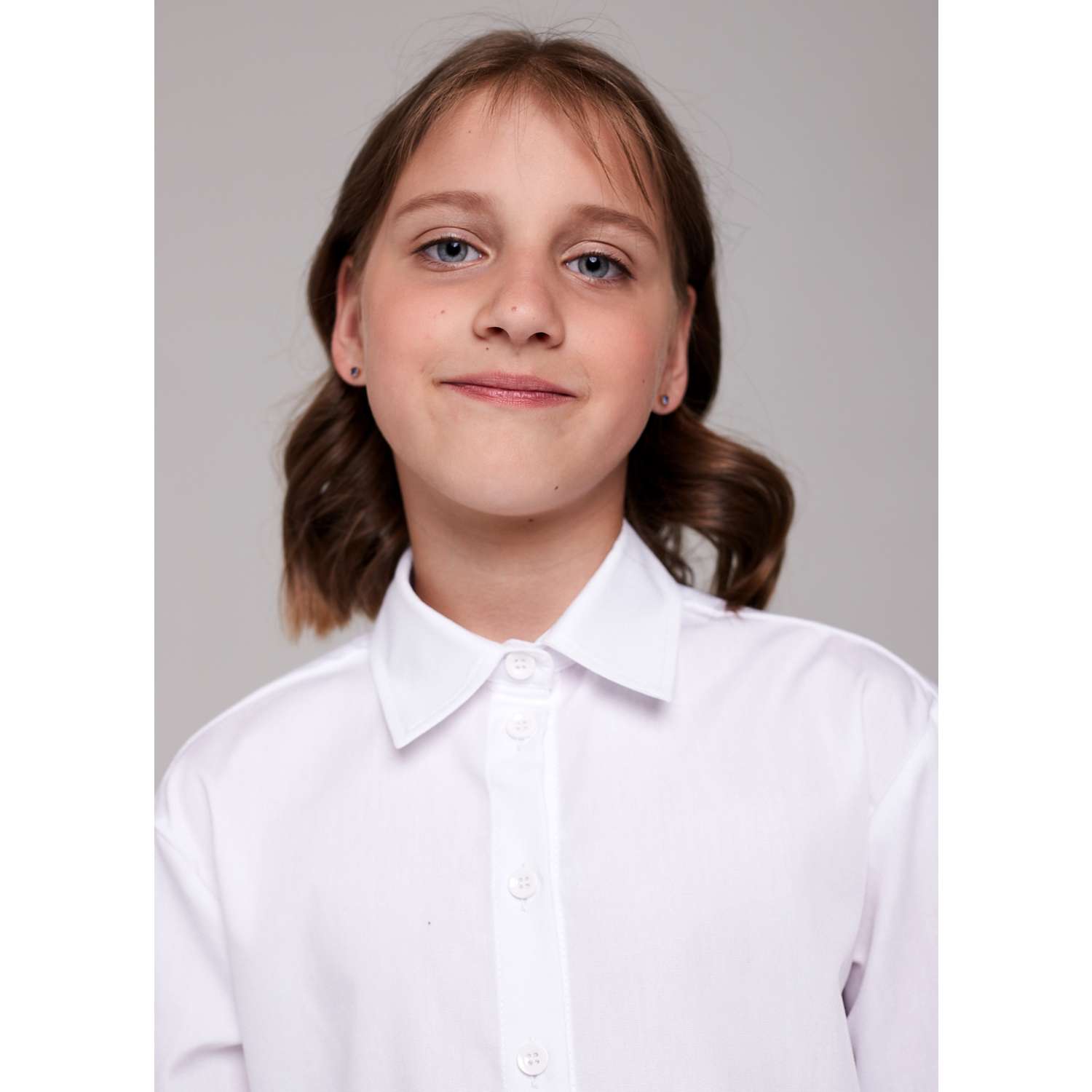 Рубашка IRINA EGOROVA RUB-Kids-Classic_белый - фото 2