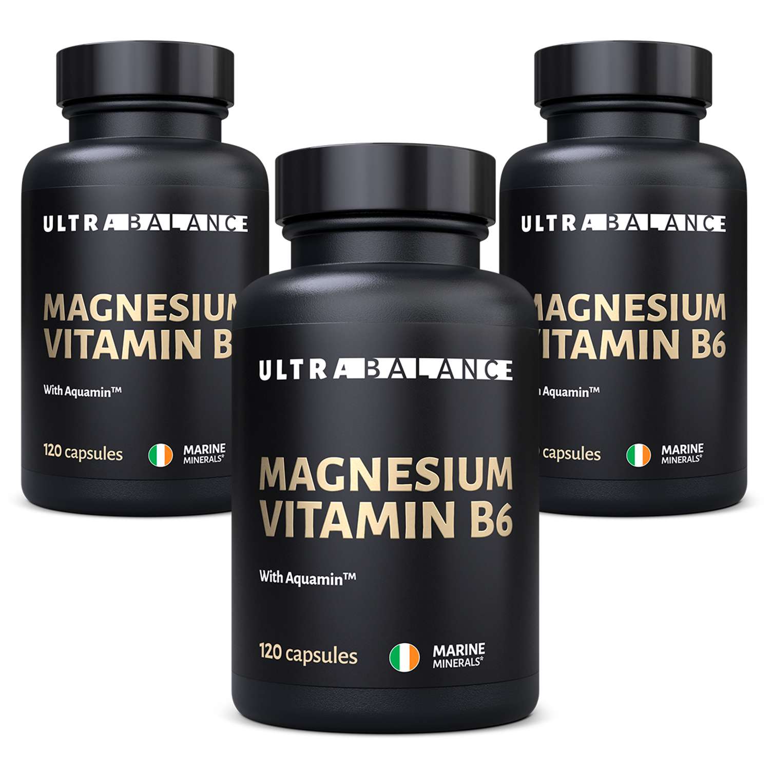 Магний витамин В6 UltraBalance бад комплекс премиум с аквамином 360 капсул - фото 1