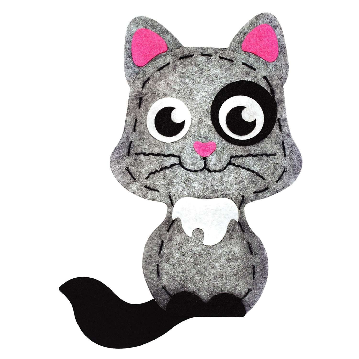Кот из фетра