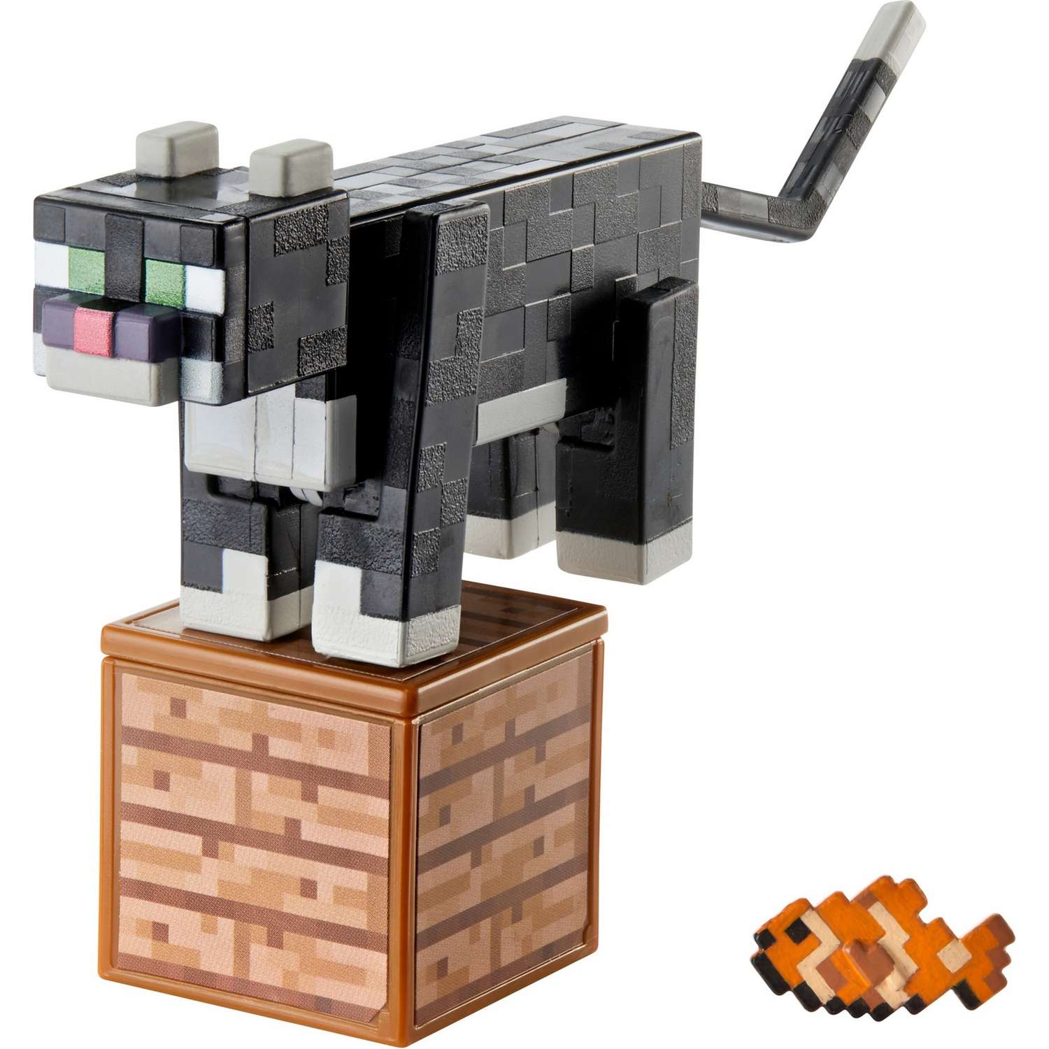 Фигурка Minecraft Черно-белый кот с аксессуарами GCC18 - фото 2
