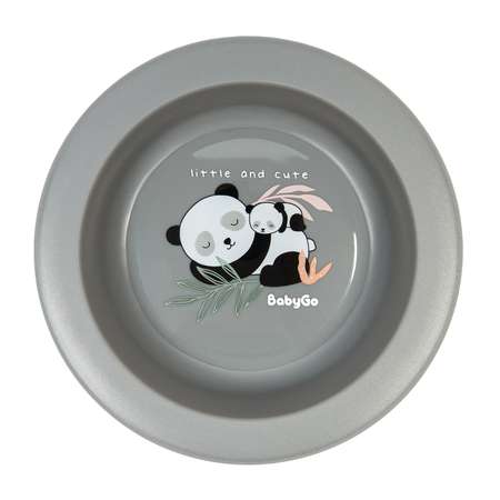 Тарелка BabyGo Grey 1 шт.