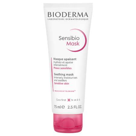 Маска Bioderma Sensibio успокаивающая для нормальной и чувствительной кожи лица 75 мл