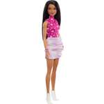 Кукла Barbie Fashionista Doll Розовый и металлик HRH13