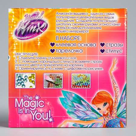 Алмазная мозаика WINX на шкатулке Феи Винкс