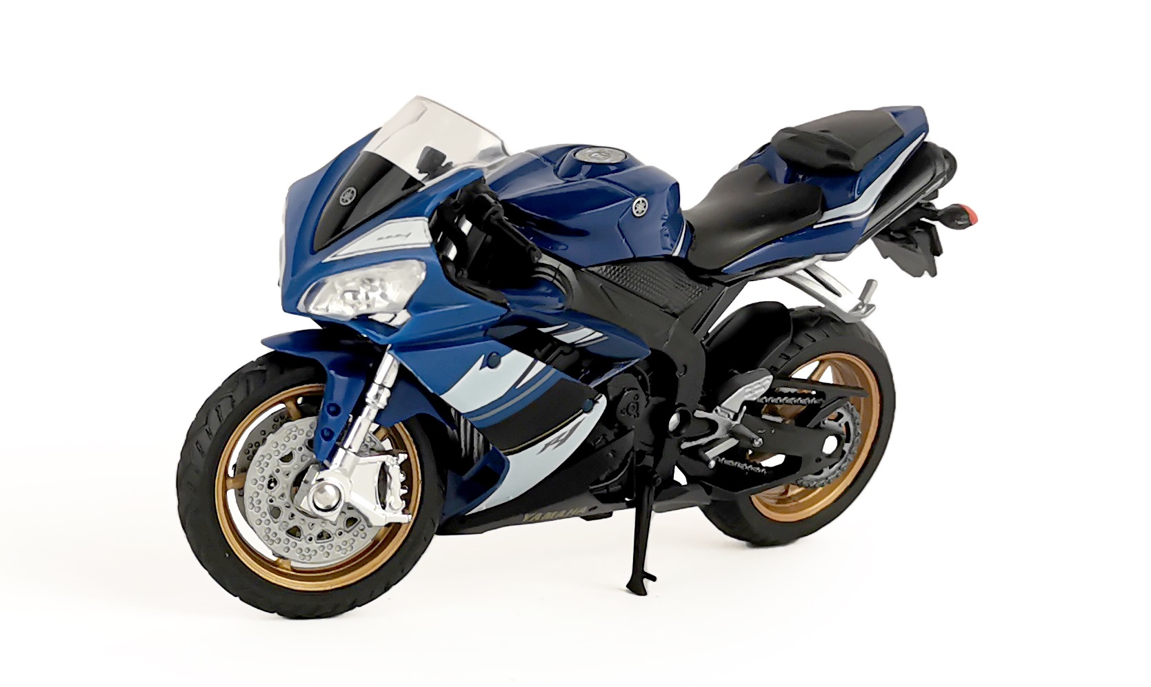 Мотоцикл WELLY 1:18 Yamaha YZF-R1 2008 синий 12806PW - фото 5