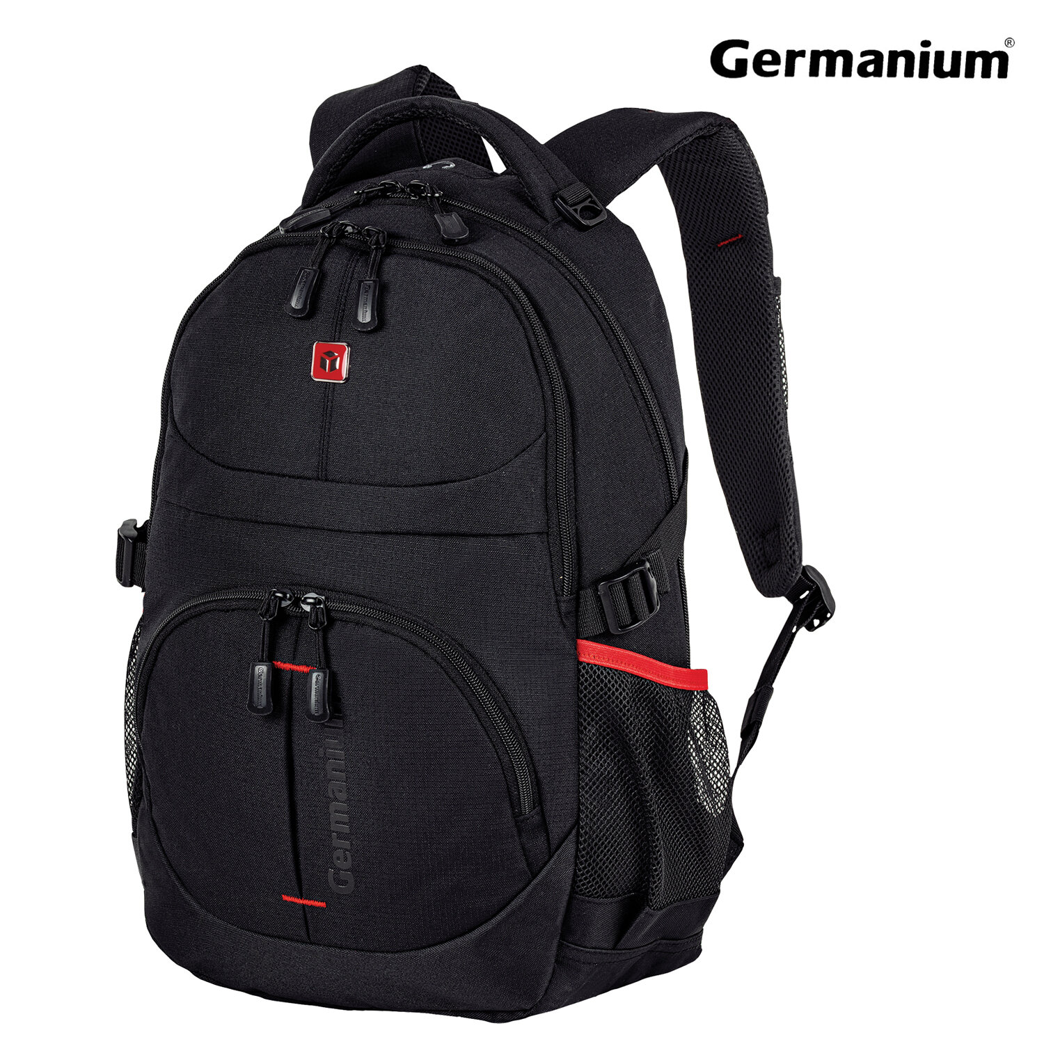 Рюкзак Germanium S-06 универсальный облегченный черный - фото 6