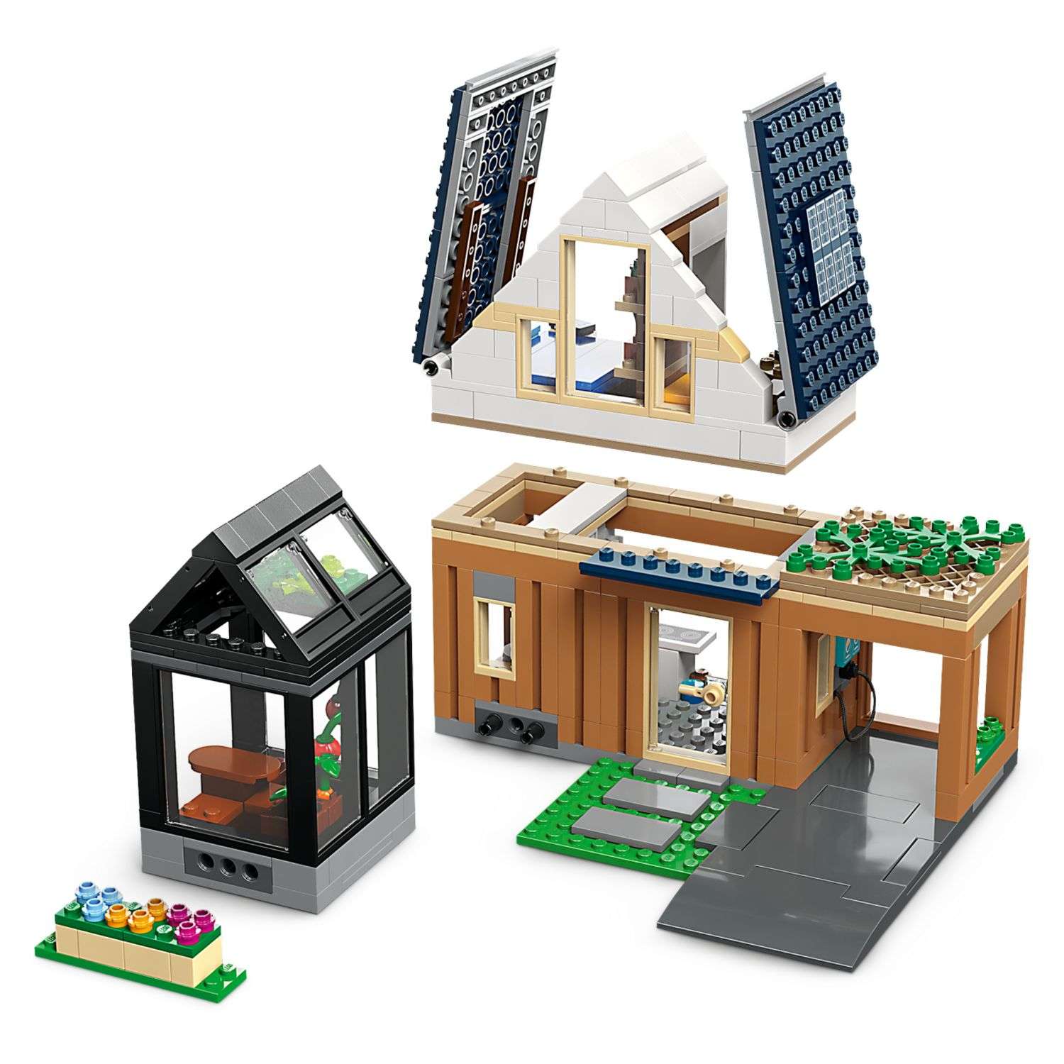 Конструктор LEGO City Family House and Electric Car 60398 - фото 7