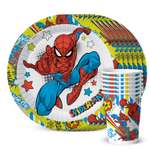 Набор одноразовой посуды ND PLAY Человек-паук стаканы 250мл 6шт тарелки 18см 6шт