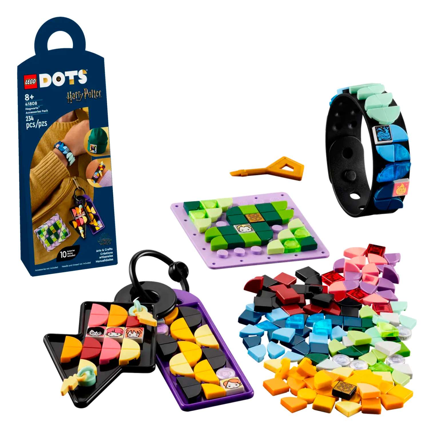 Конструктор детский LEGO Dots Набор аксессуаров Хогвартс 41808 - фото 1
