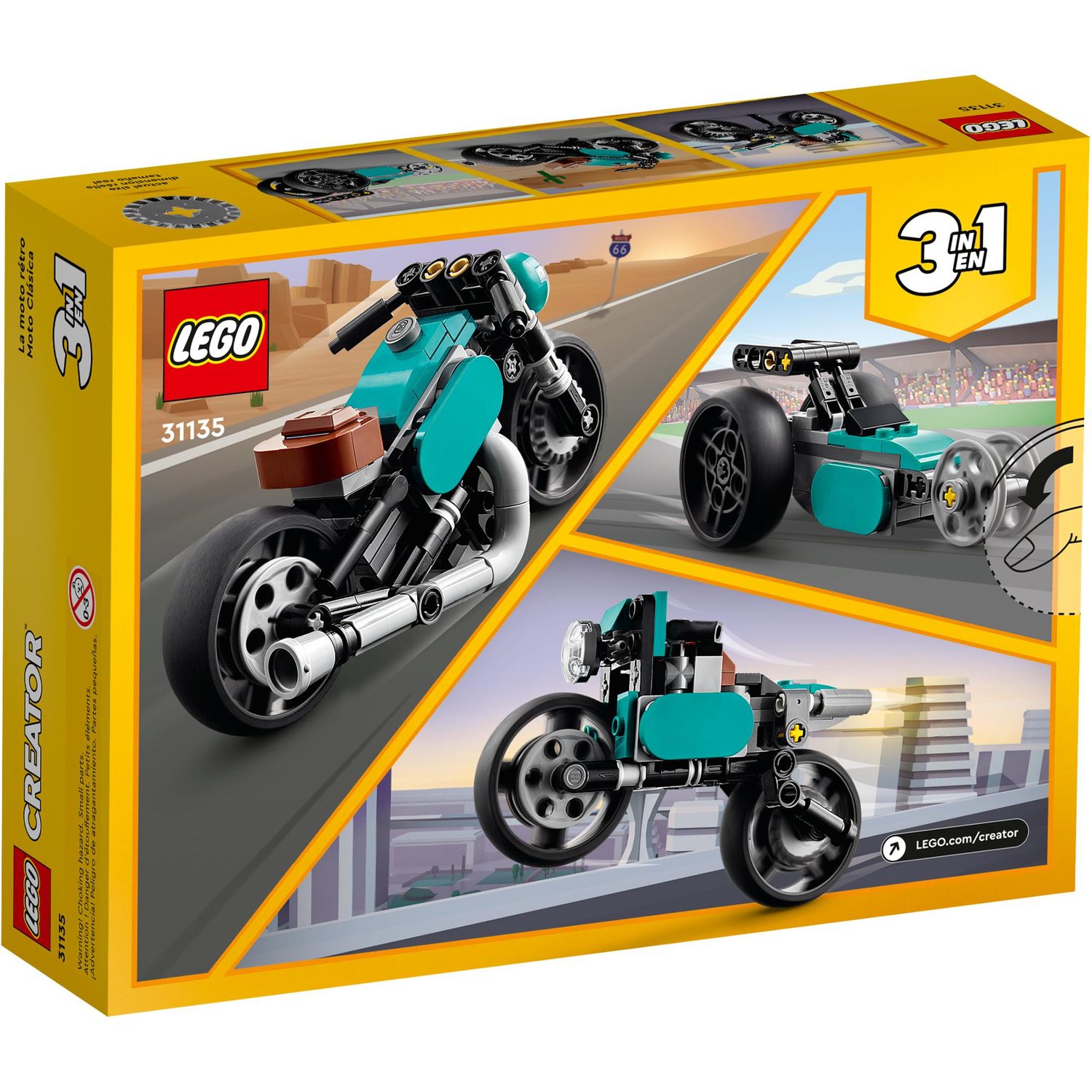 Конструктор LEGO Creator Vintage Motorcycle 31135 - фото 8