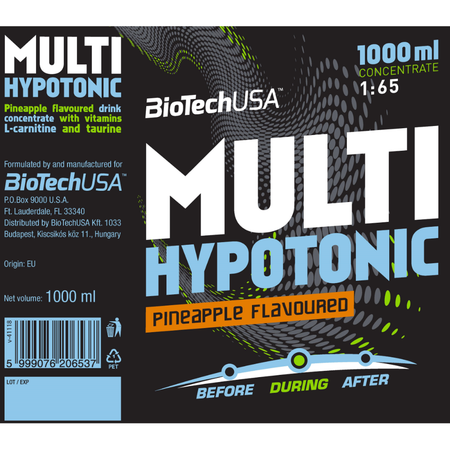 Гипотоник BiotechUSA Multi Hypotonic 1000 мл. Ананас