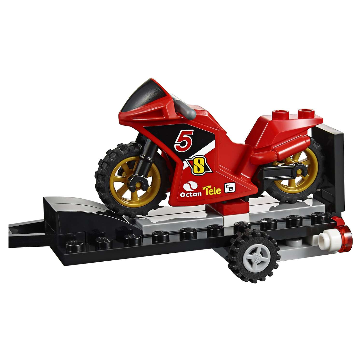 Конструктор LEGO City Great Vehicles Перевозчик гоночных мотоциклов (60084) - фото 10