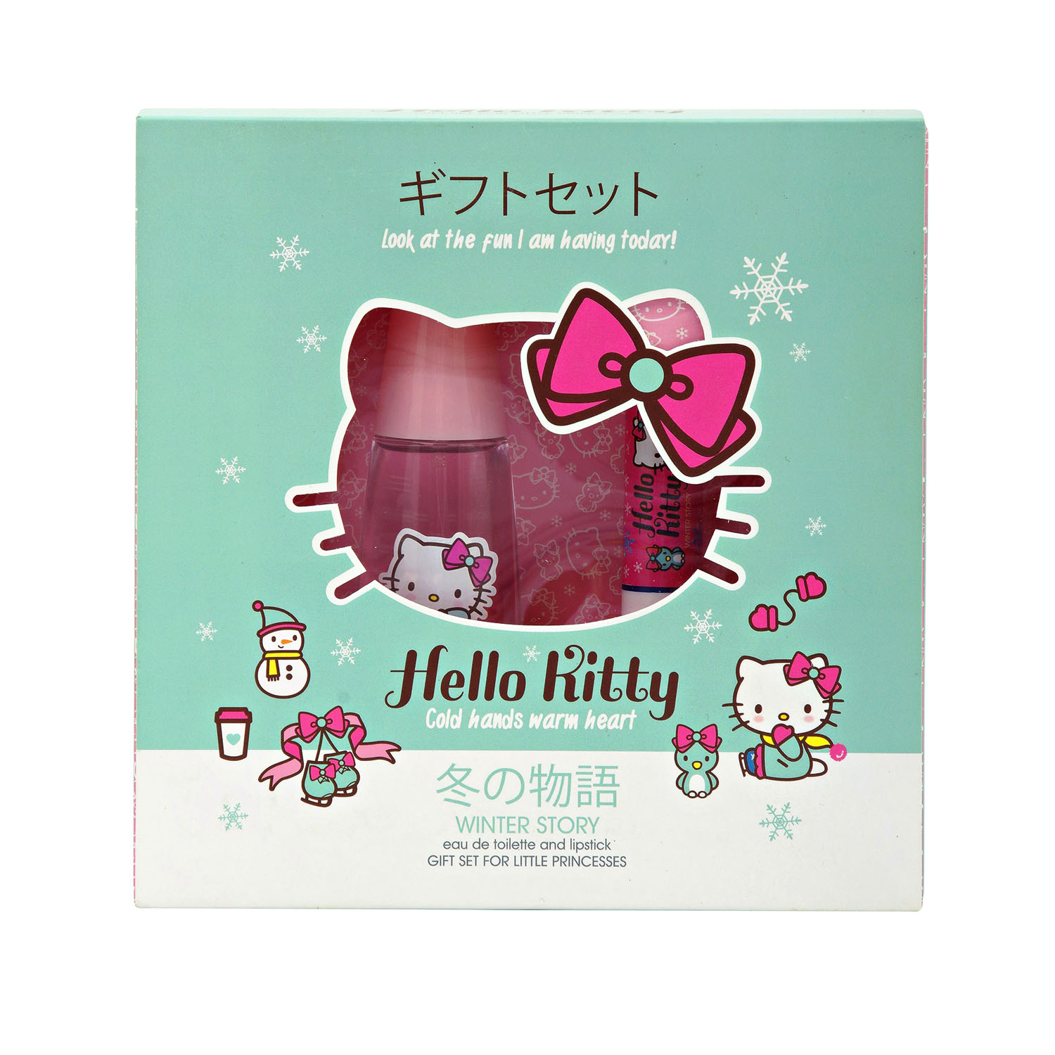 Набор HELLO KITTY Winter Story Туалетная вода 50 мл + Бальзам для губ - фото 1