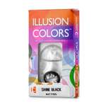 Контактные линзы ILLUSION colors shine black на 3 месяца -6.00/14/8.6 2 шт.
