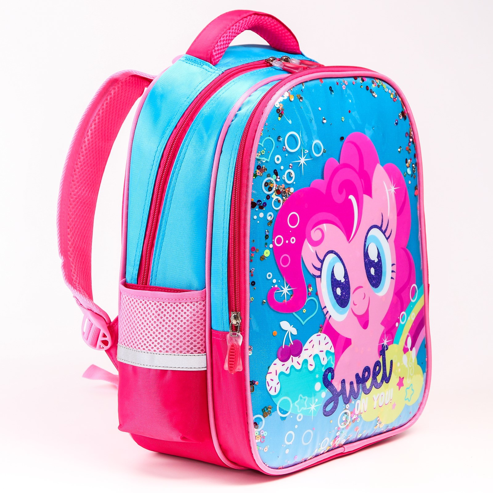 Рюкзак школьный Hasbro 39 см х 30 см х 14 см Пинки Пай My little Pony - фото 6