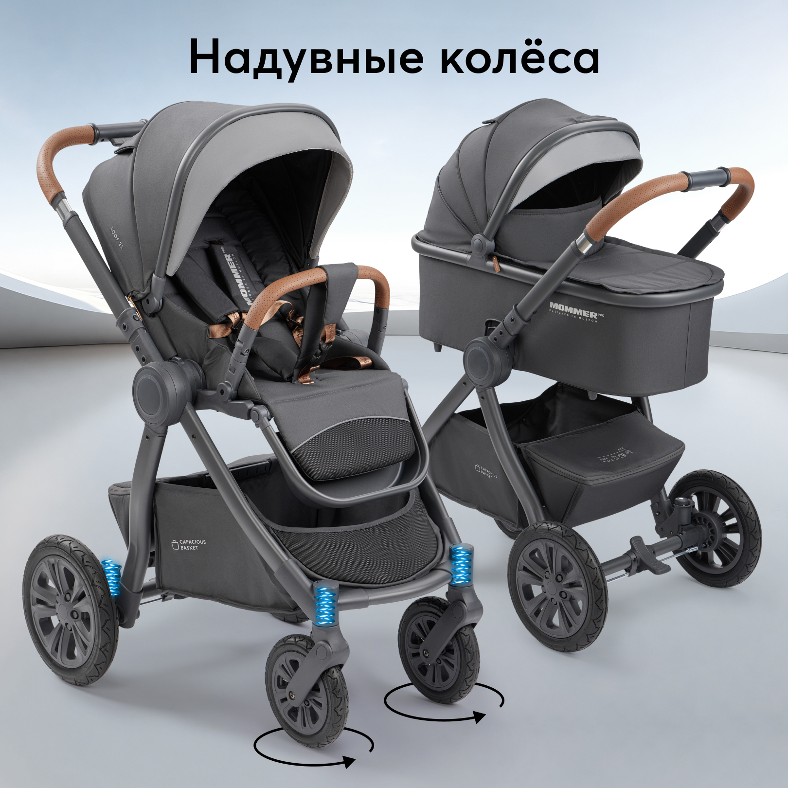 Коляска 2 в 1 Happy Baby mommer pro - фото 1