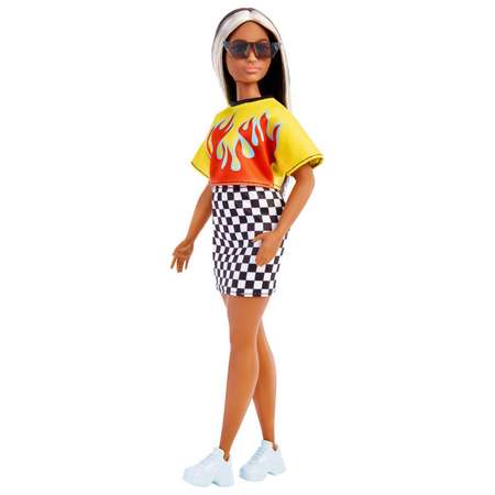 Кукла Barbie Игра с модой в юбке в клетку HBV13