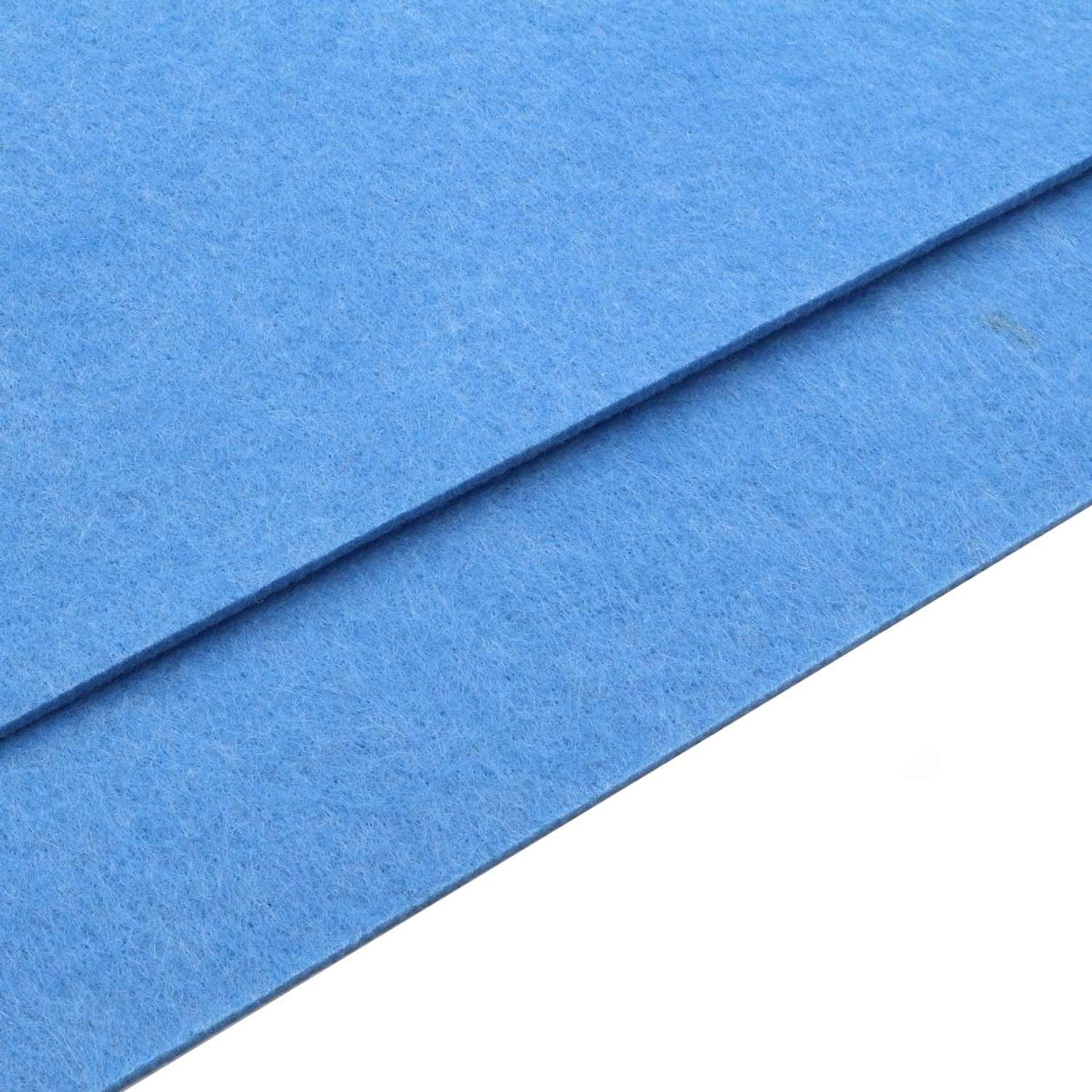 Фетр Astra Craft жесткий листовой для творчества аппликации 3 мм 40х60 см AF833 голубой - фото 2