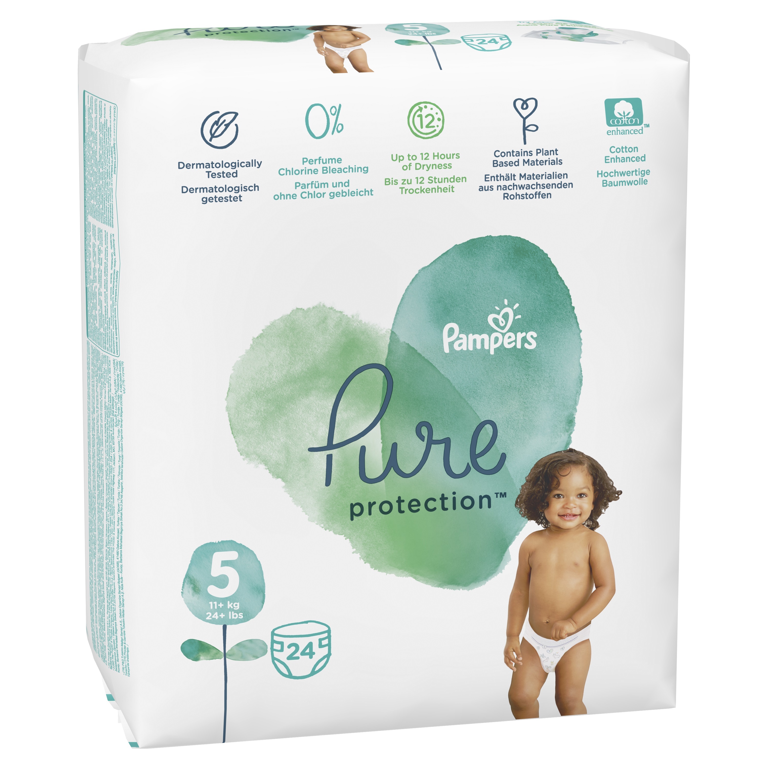 Подгузники Pampers Pure Protection Junior 11+кг 24шт - фото 2