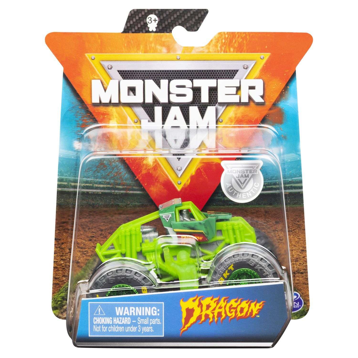 Машинка Monster Jam 1:64 Dragon Chase Truck 6044941/20117082 6044941 - фото 2