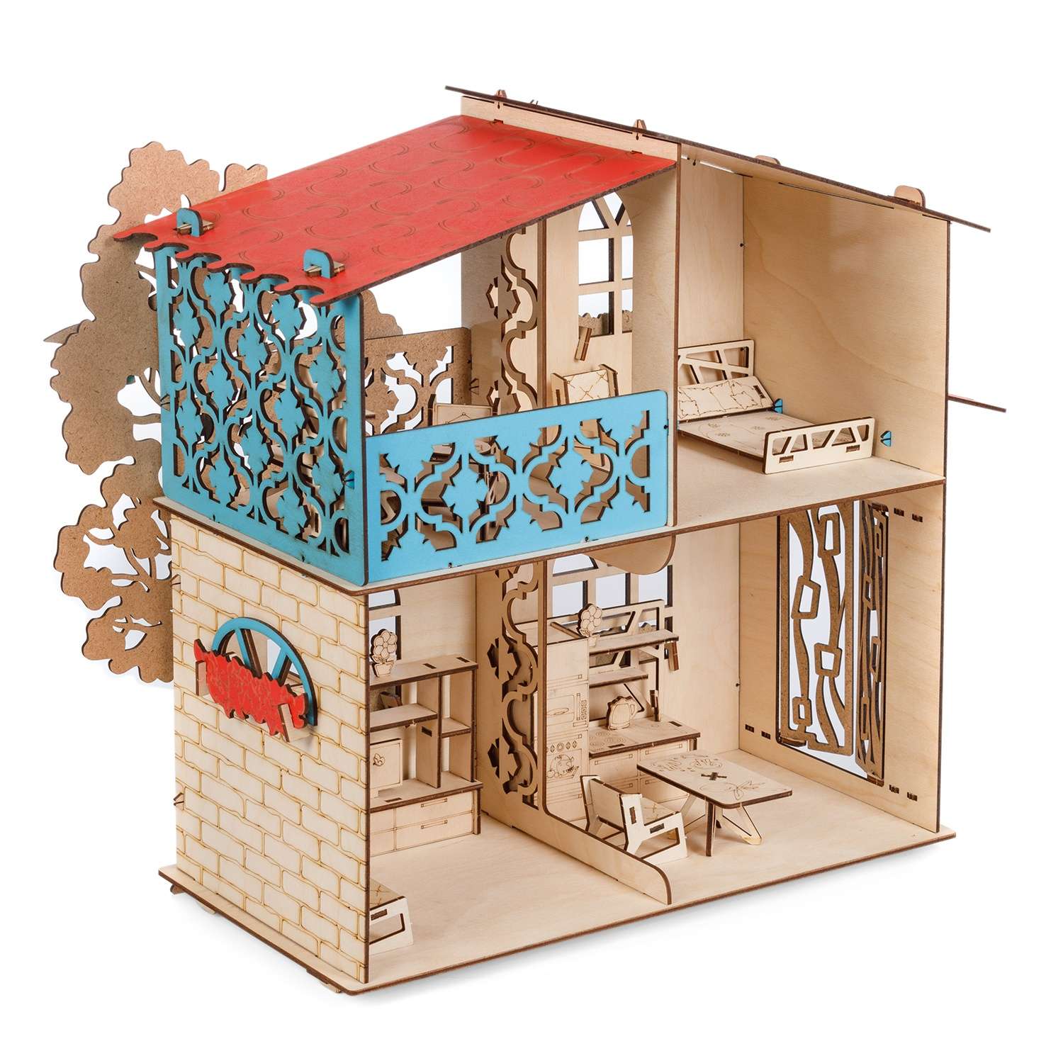 Кукольный домик Тутси из детства с мебелью 1-155-2021 - фото 2