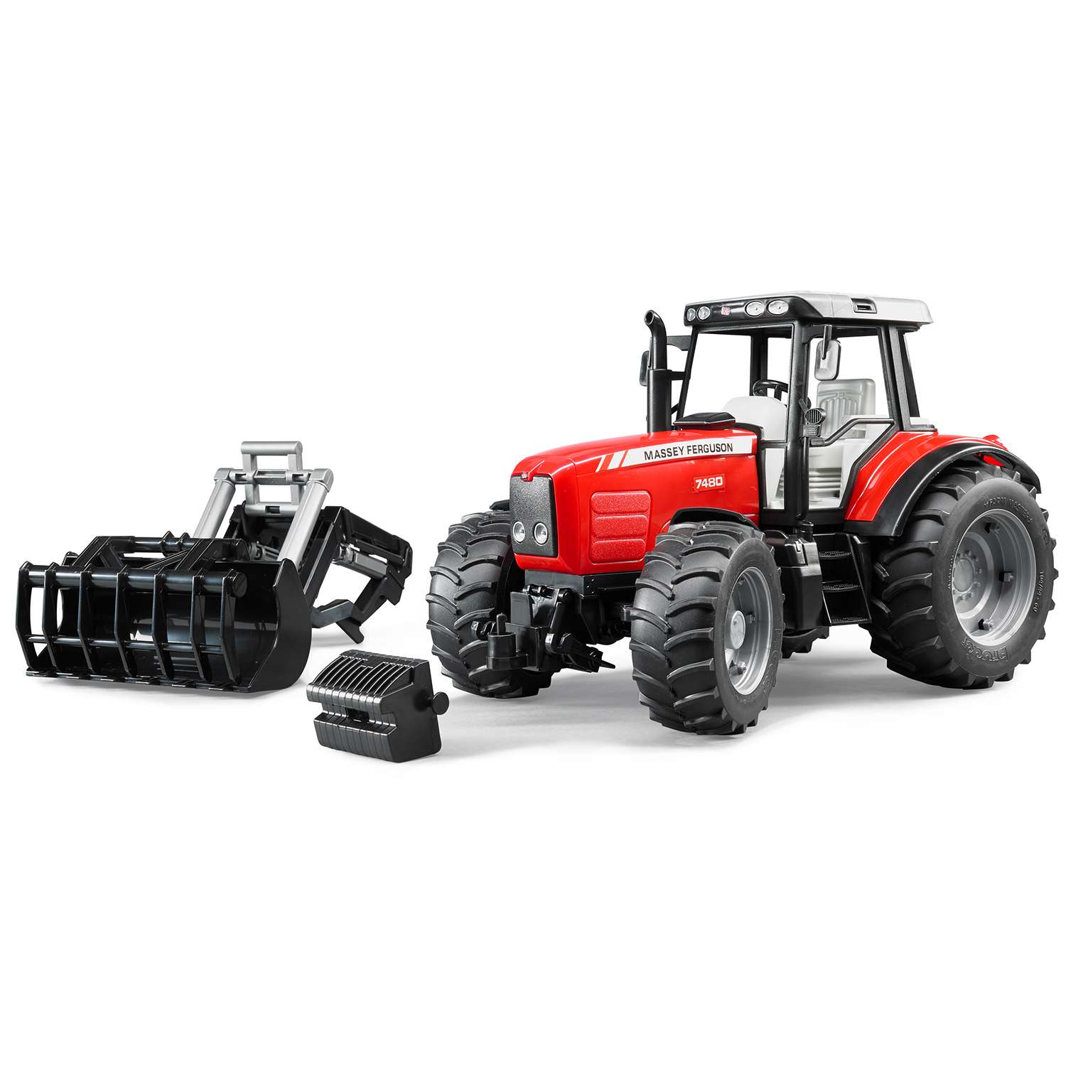 Трактор Bruder Massey Ferguson 7480 02-042 - фото 3