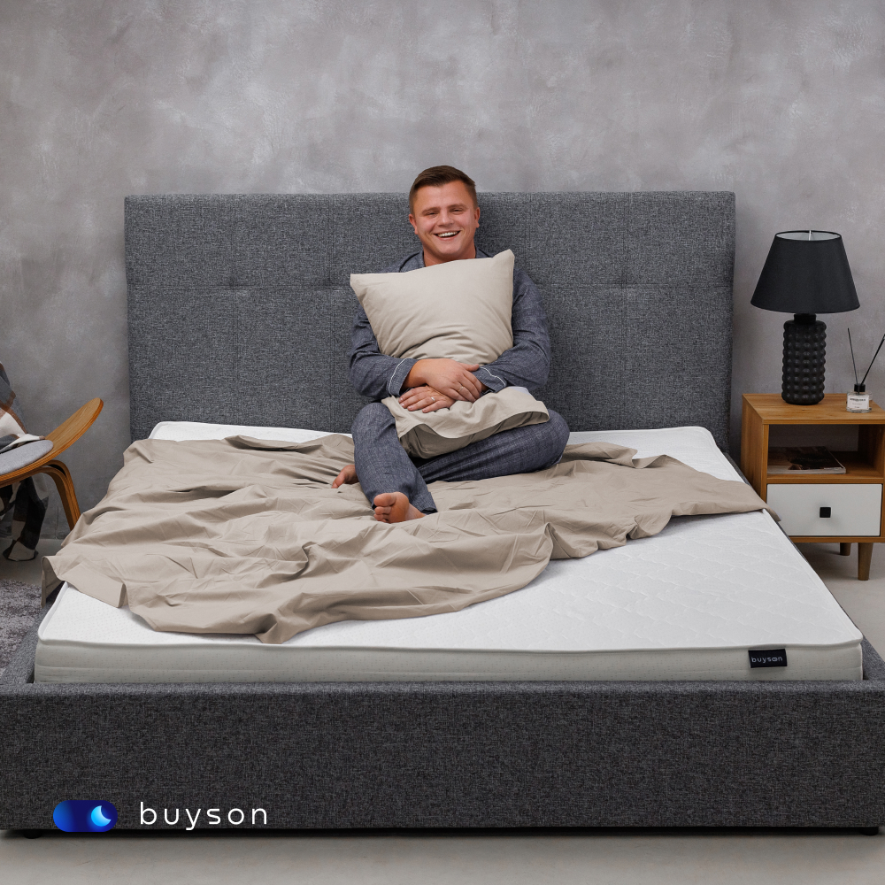 Комплект наволочек buyson BuyRelax 50х70 см, хлопковый перкаль, цвет винтаж - фото 4