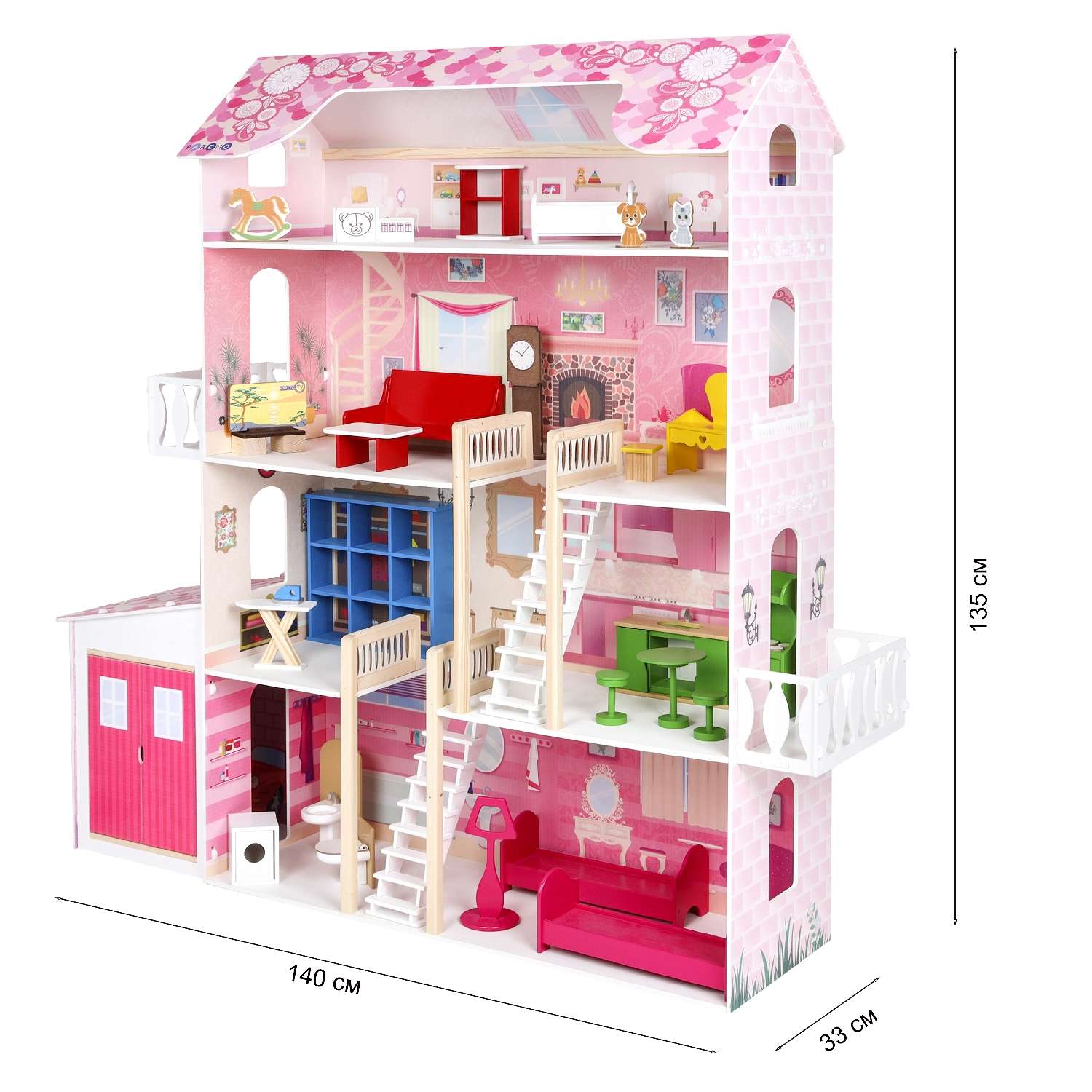 Кукольный домик Paremo Нежность с мебелью 28 предметов PD316-01 PD316-01 - фото 10