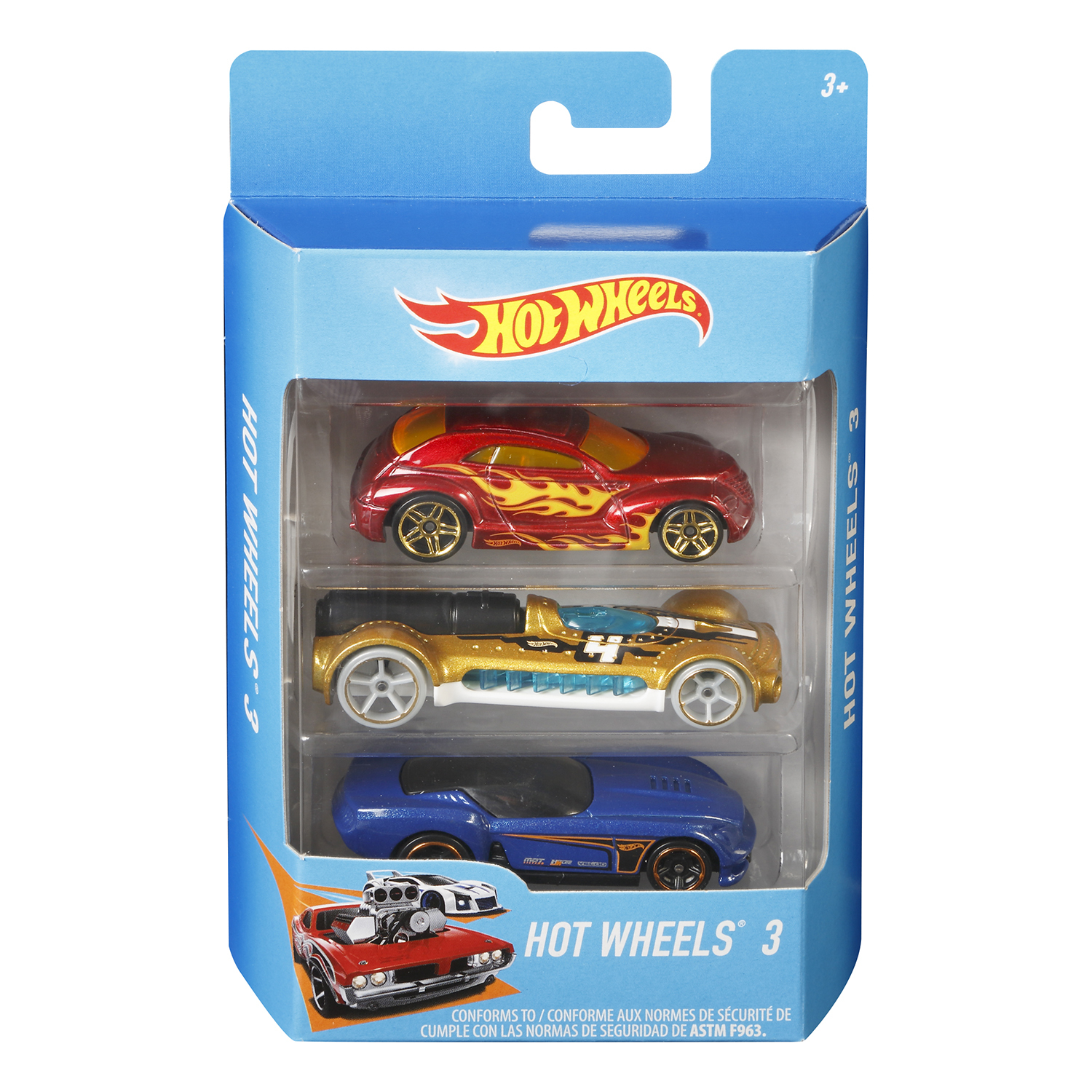 Подарочный набор Hot Wheels из 3 машинок в ассортименте K5904 - фото 9